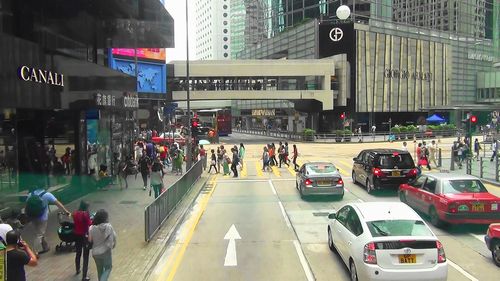 46 ヴィクトリア・ピークからのバス